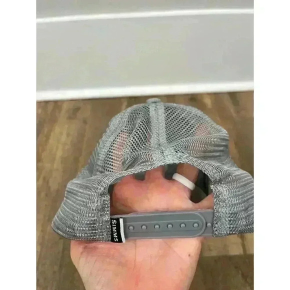 SIMMS Southeastern Wildlife Exposition Snapback Hat Gray Men's Trucker EUC - Picture 3 of 8